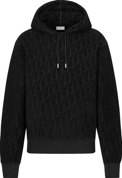 dior oblique hoodie black